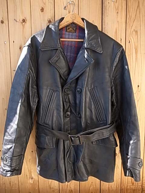 40～50'S HORSE HIDE FRONT QUARTER ホースハイド Pコート カーコート