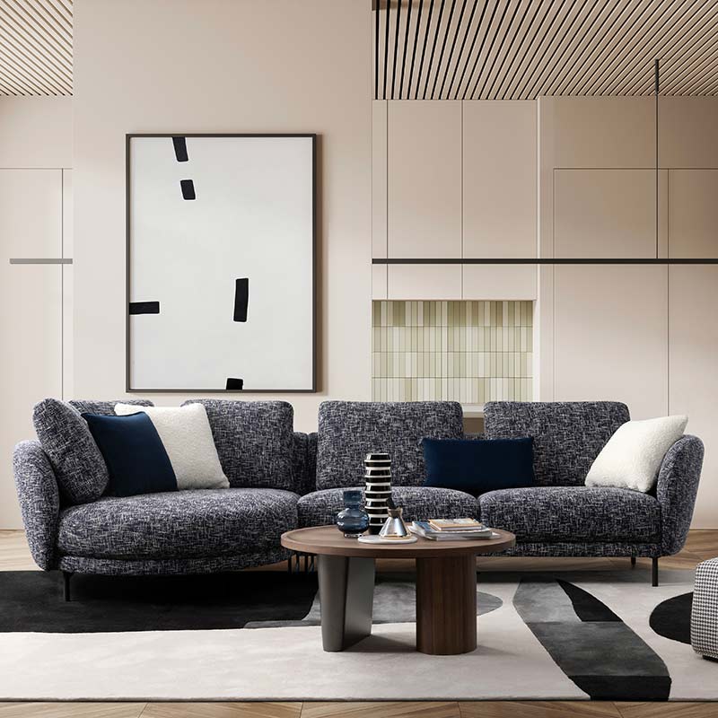 カウチソファ CARRE /FA-A0493 2.5ERS +CLT-S PNO-330【大型商品配送便