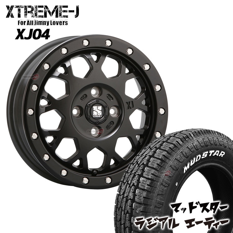 XTREME-J XJ04 14x4.5J 4/100 ET43 グロスブラックマシーン/スモーク