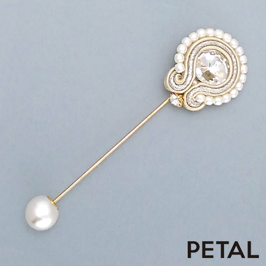 PETAL MARKET | アクセサリー | NEWピンブローチ ホワイトバロ【PETAL