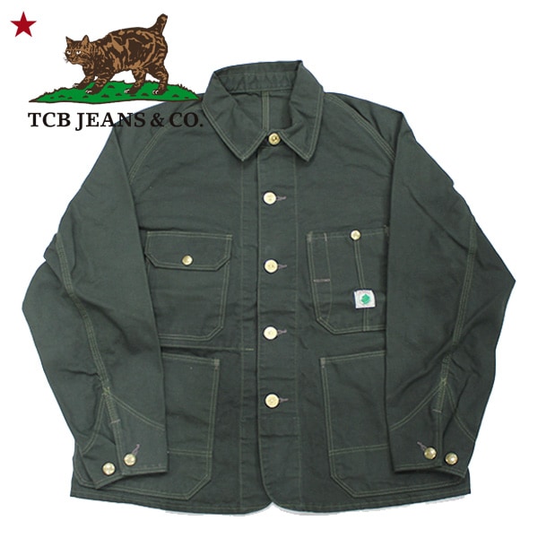 TCB JEANS（ティーシービー ジーンズ ）】Cat Head Jacket Green