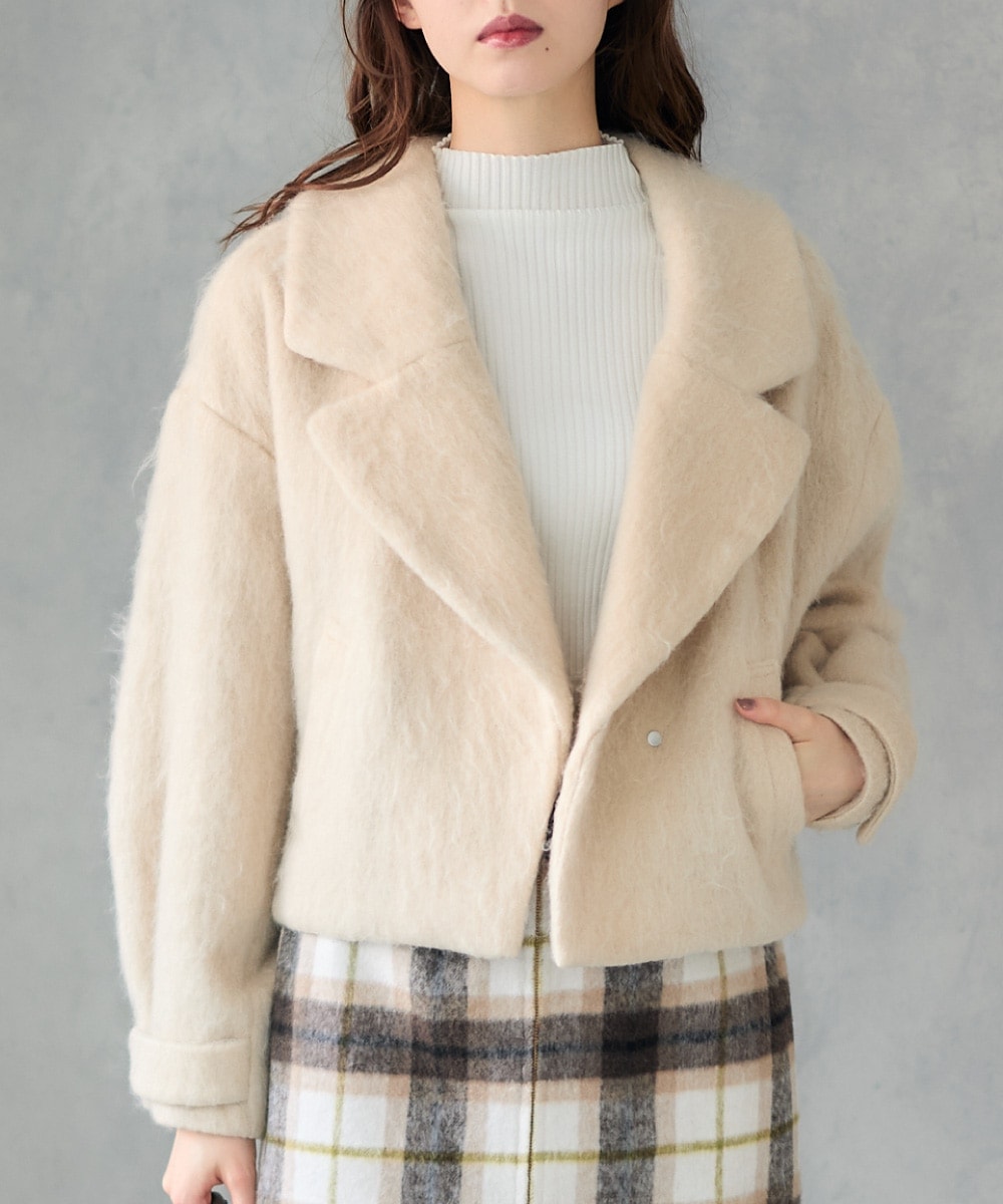 SALE】ループシャギーショートコート - 12Twelve Agenda(トゥエルブ