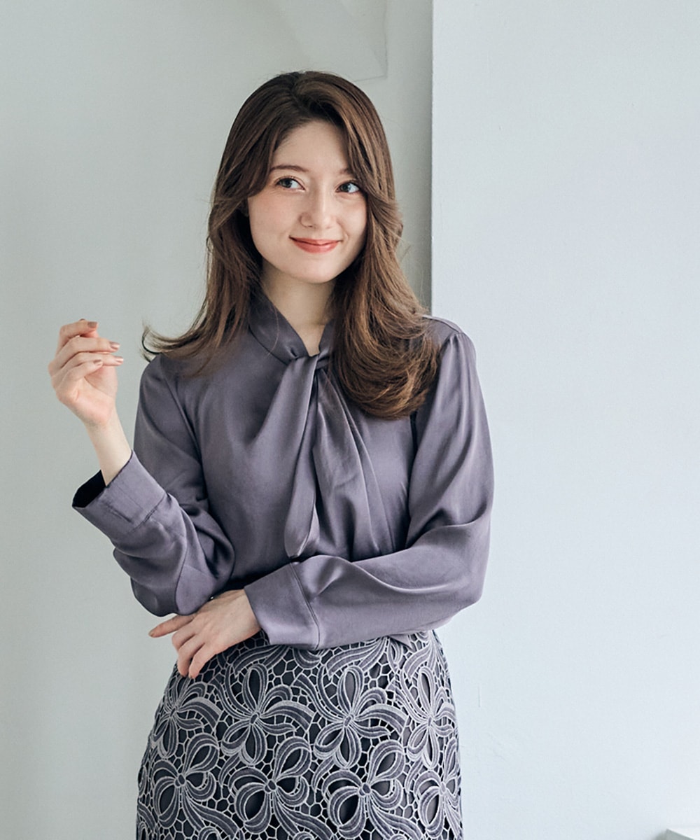 ねじりボウタイブラウス - 12Twelve Agenda(トゥエルブアジェンダ)公式