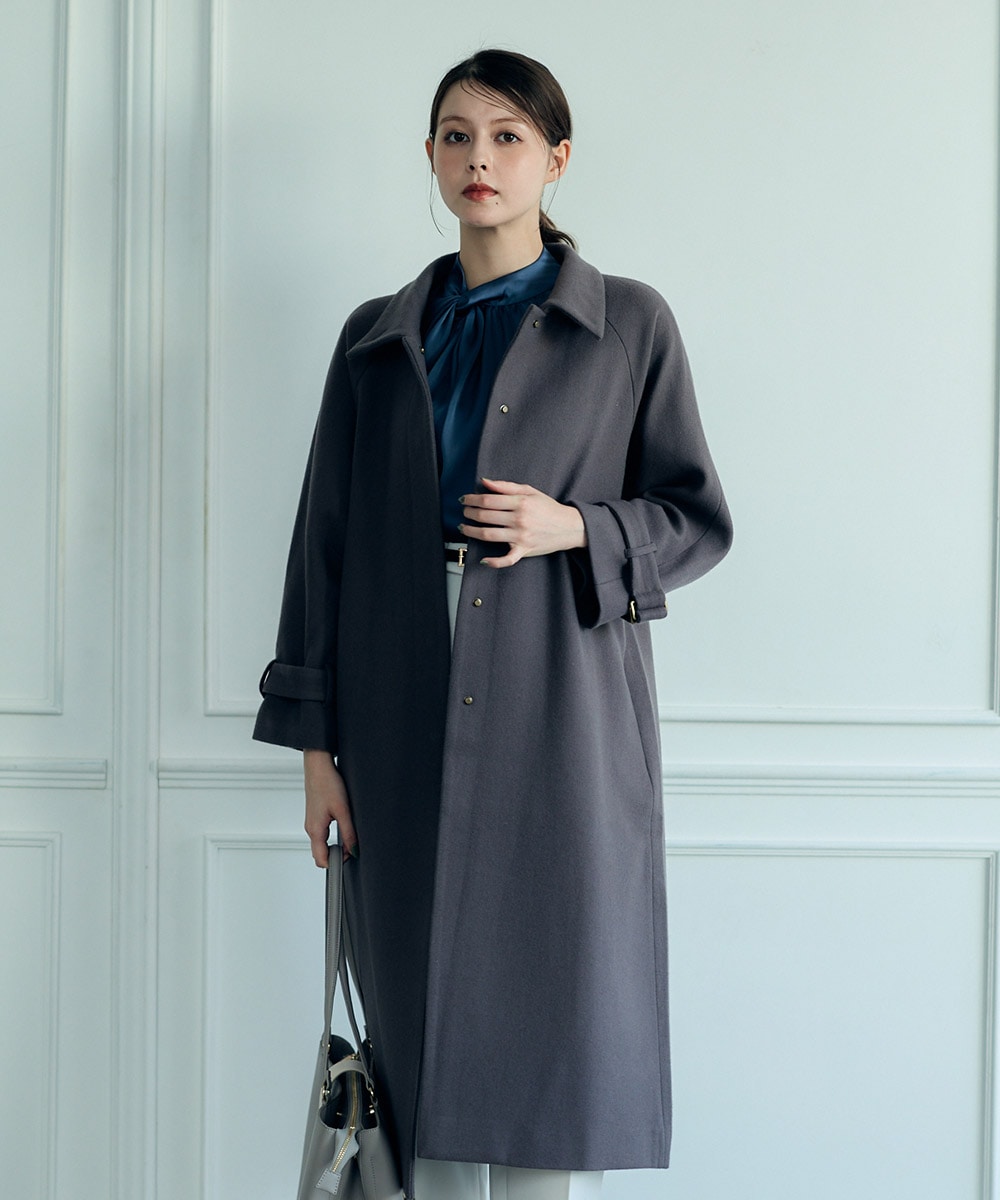 SALE】【Mimi Special Collaboration】ライトメルトンスタンドカラー