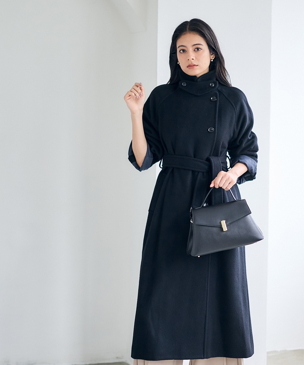 SALE】ウールベルテッドロングコート - 12Twelve Agenda(トゥエルブ