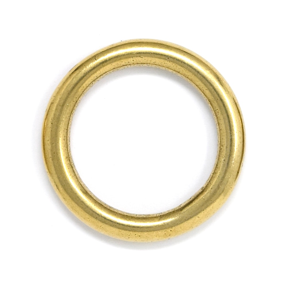 M752～763 / B95 丸リング 12mm×3mm～40mm×6mm / 真鍮無垢:がまぐち