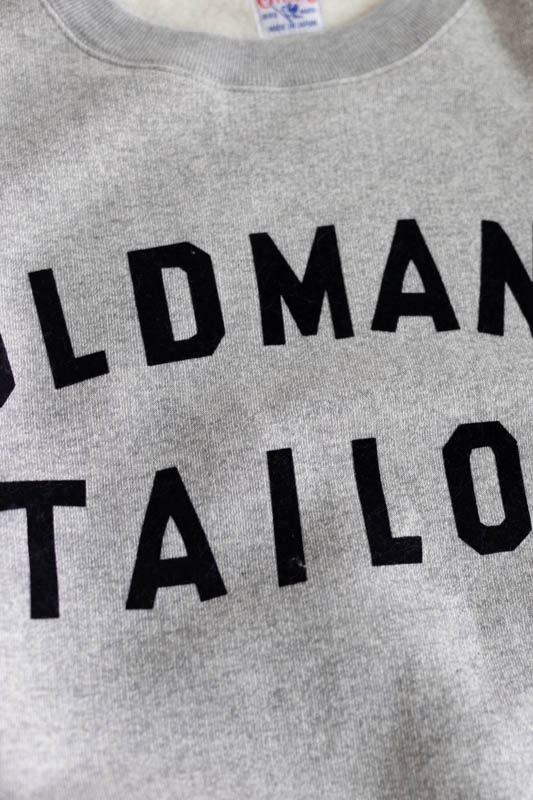 OLDMAN'S TAILOR オールドマンズテーラー | OMT FLOCKY PRINT CREW