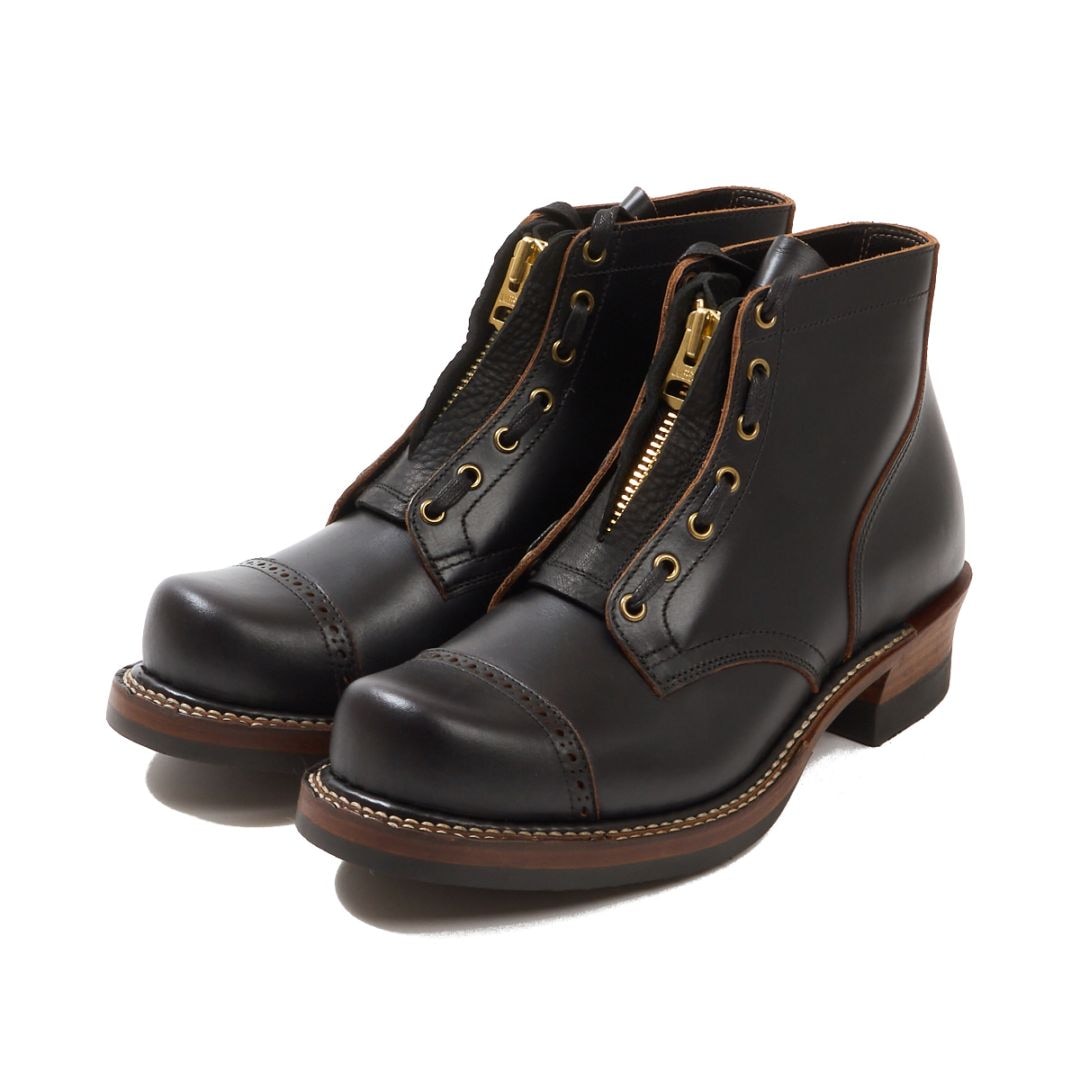 トレーディングポスト TPRS013001 BLACK レースアップブーツ メンズ