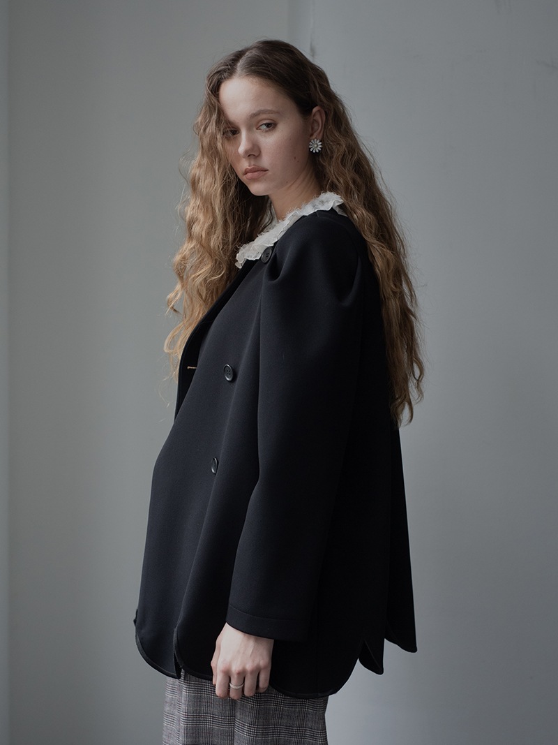 スカラップジャケット | Outer | | TREFLE＋1（トレフルプラスワン）