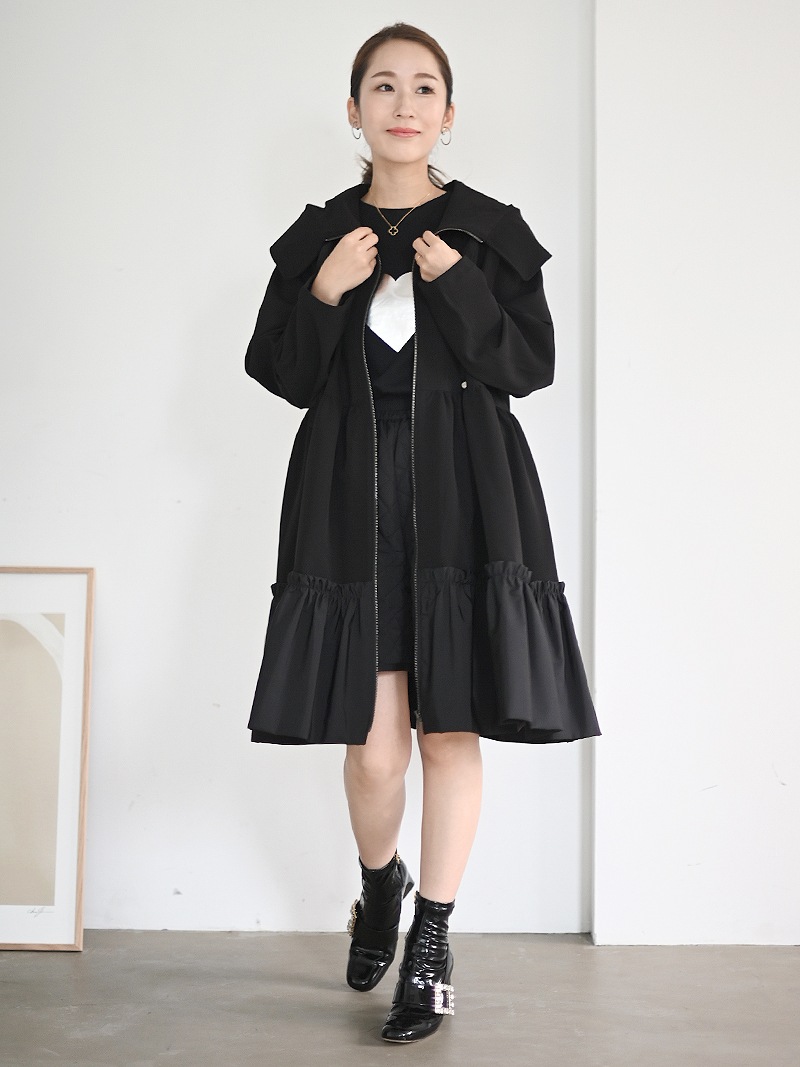 グレースフーディーコート | Outer | | TREFLE＋1（トレフルプラスワン）