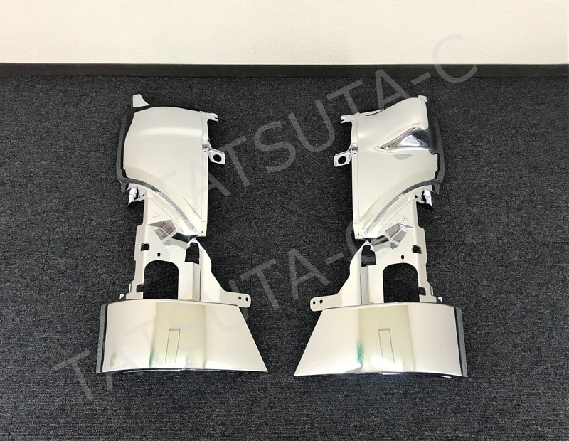 メッキ コーナーパネル 左右セット 日野 レンジャープロ H0251P