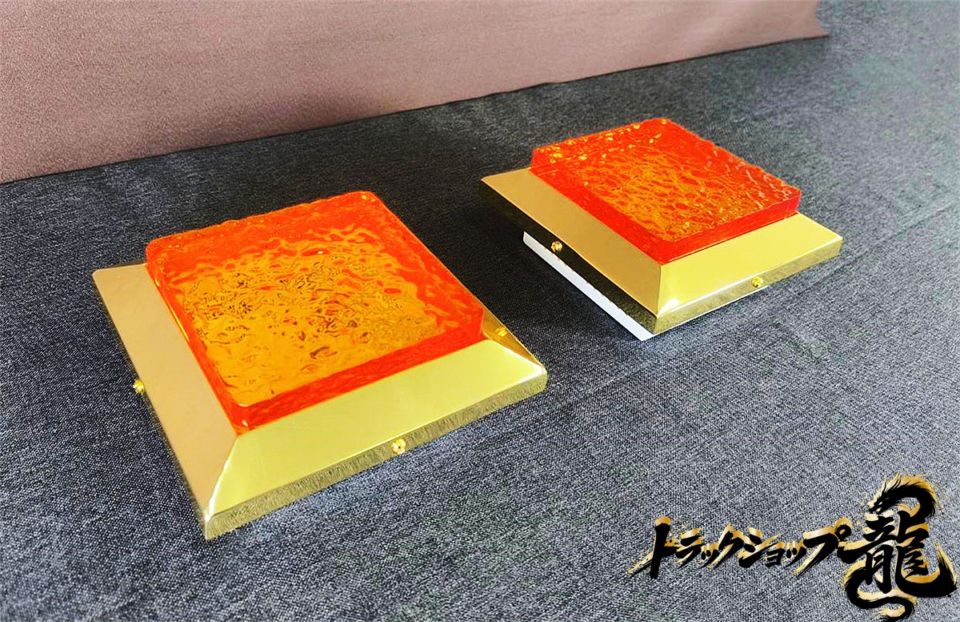 新品 ダウンライト 角型 大 幅175mm シャンデリア 2個セット 石目