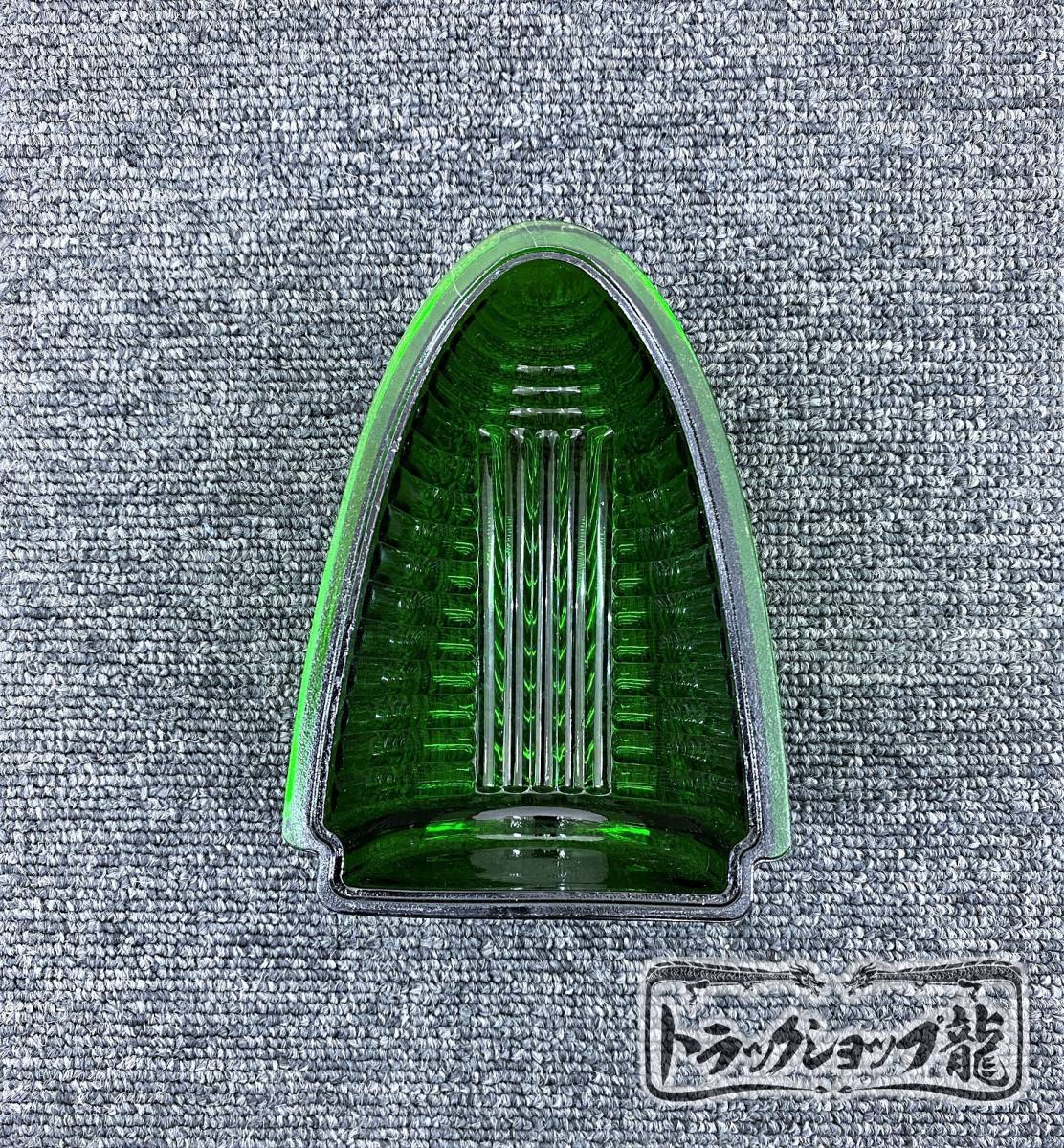 ナマズランプ(大)用 交換レンズ 【緑色】6個セット ガラス製 縦線5本