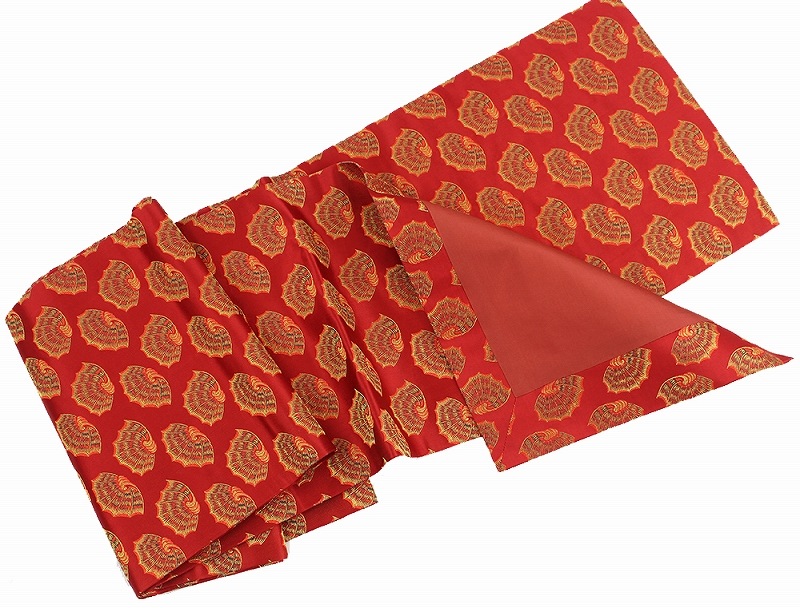 中古】 龍村美術織物謹製 彩貝文錦 名古屋帯 リサイクル レディース