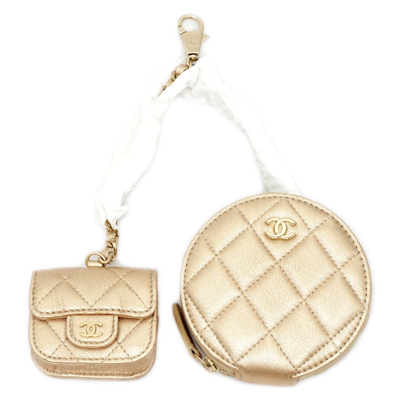 名東】【CHANEL】シャネル ノベルティ マトラッセ コインケース エア
