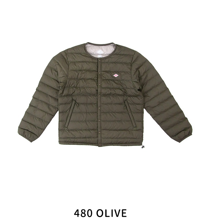 SOLDOUT】DANTON ダントン メンズ クルーネック インナーダウン