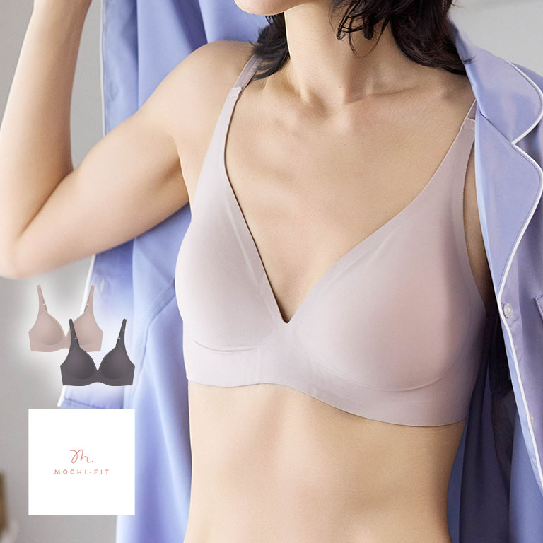もちフィットブラジャー 2色セット 【通常】｜nihonchokuhan(日本直販
