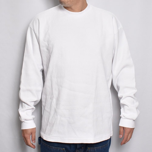 Los Angeles Apparel/Waffle L/S T-Shirt（ロサンゼルスアパレル