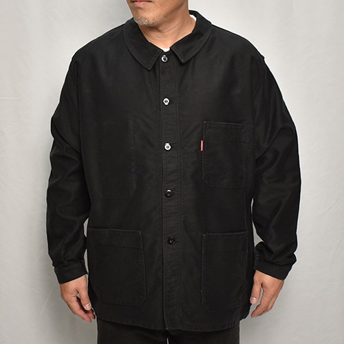Old French Black Moleskin Work Jacket(フレンチモールスキン ワーク