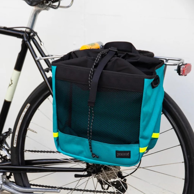 BLUE LUG grocery pannier turquoise/yellow [ブルーラグ]