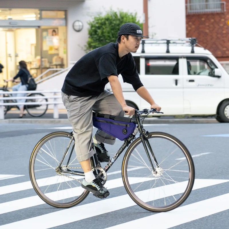 FAIRWEATHER frame bag HALF cordura/purple [フェアウェザー]