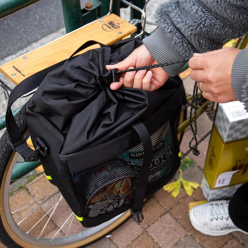 BLUE LUG grocery pannier turquoise/yellow [ブルーラグ]