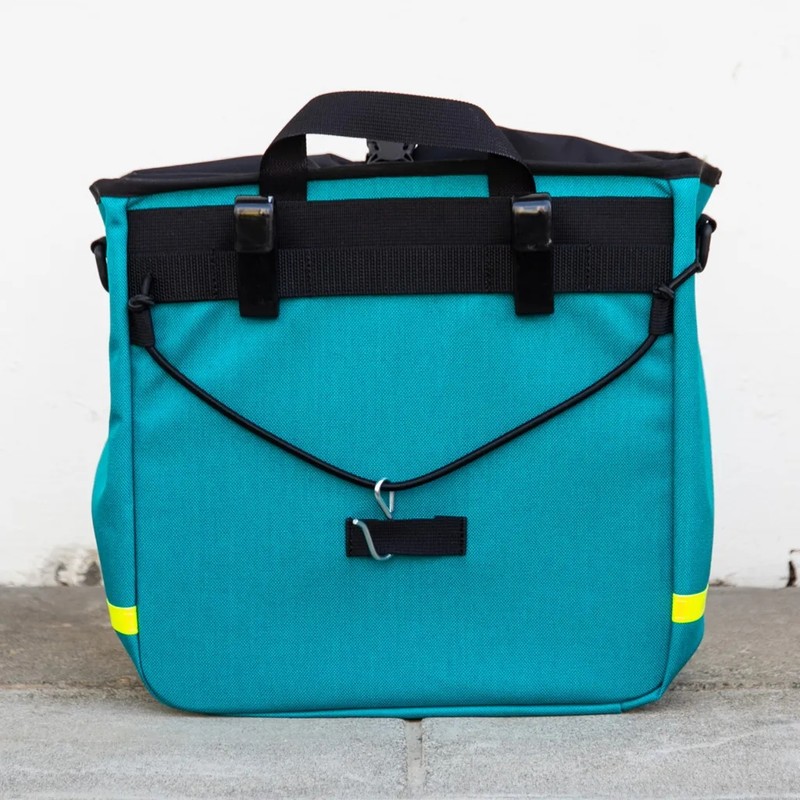 BLUE LUG grocery pannier turquoise/yellow [ブルーラグ]