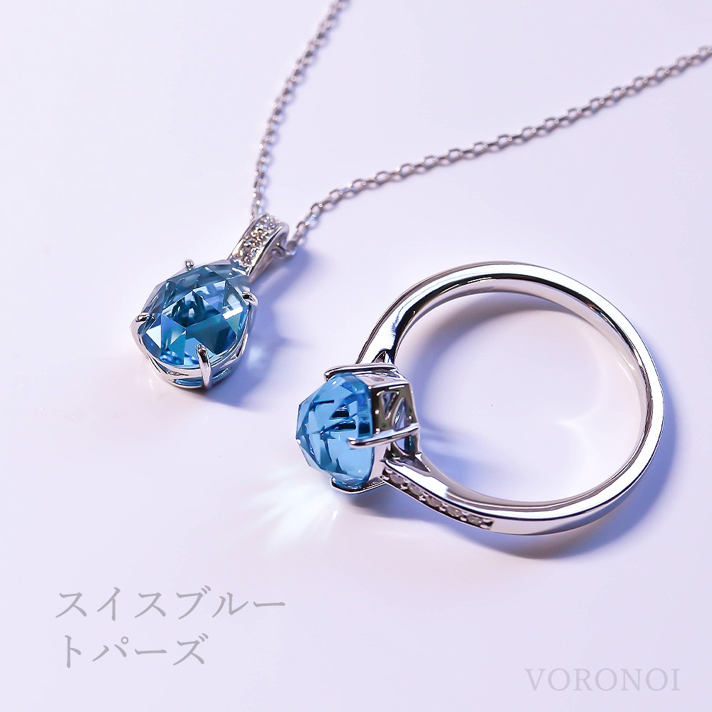 MINAMO - Shizuku - K18WG ダイヤモンドリング