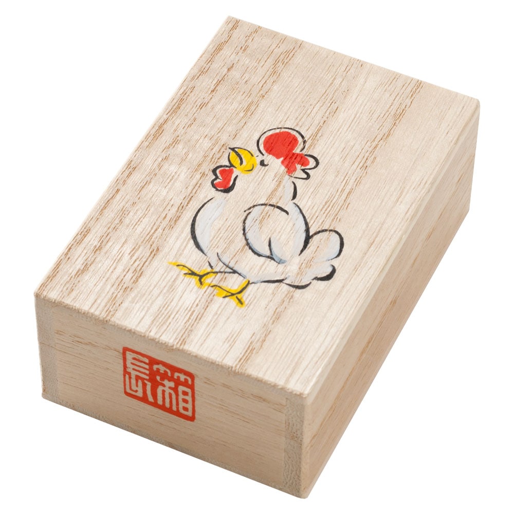 宝石・アクセサリー・へその緒入れ 干支：卯（うさぎ） 桐箱 箱長の桐