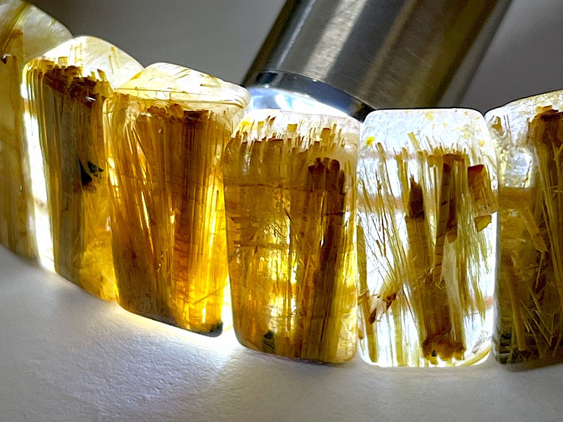 ルチルクォーツ バングル