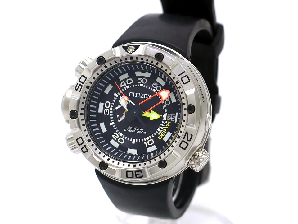 シチズン プロマスター エコドライブ アクアランド 水深計付き BN2021