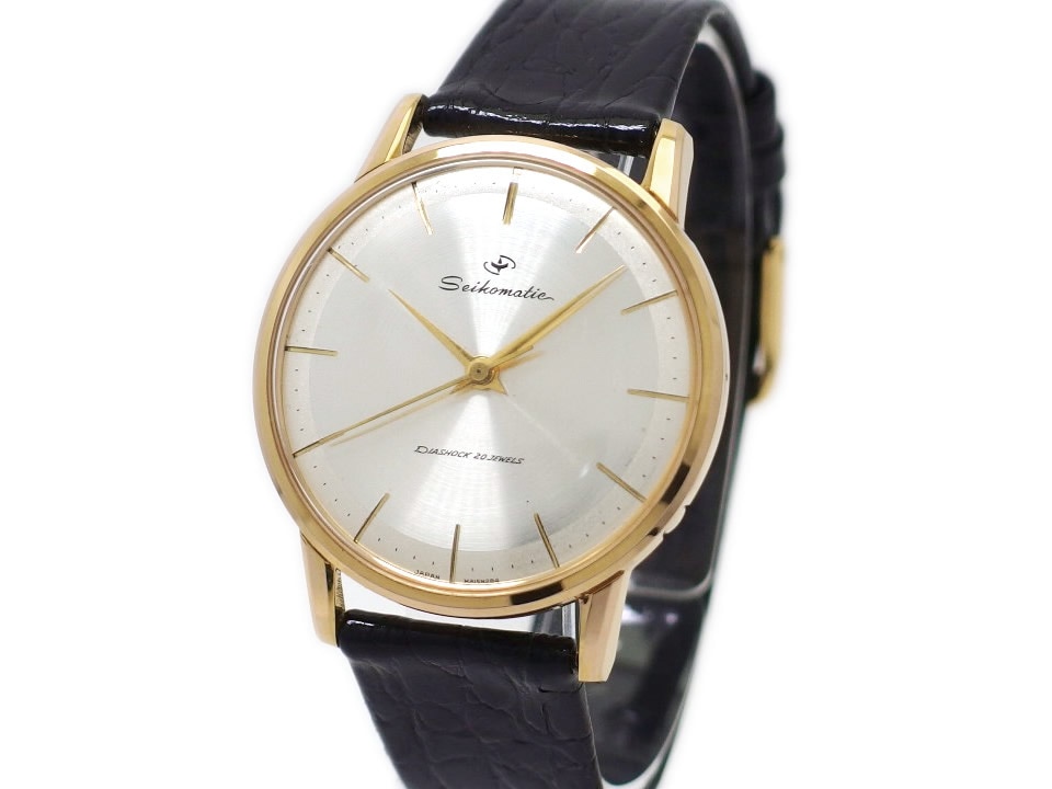 セイコー マチック 15007D 金メッキ ノンデイト Cal.603 20石 自動巻