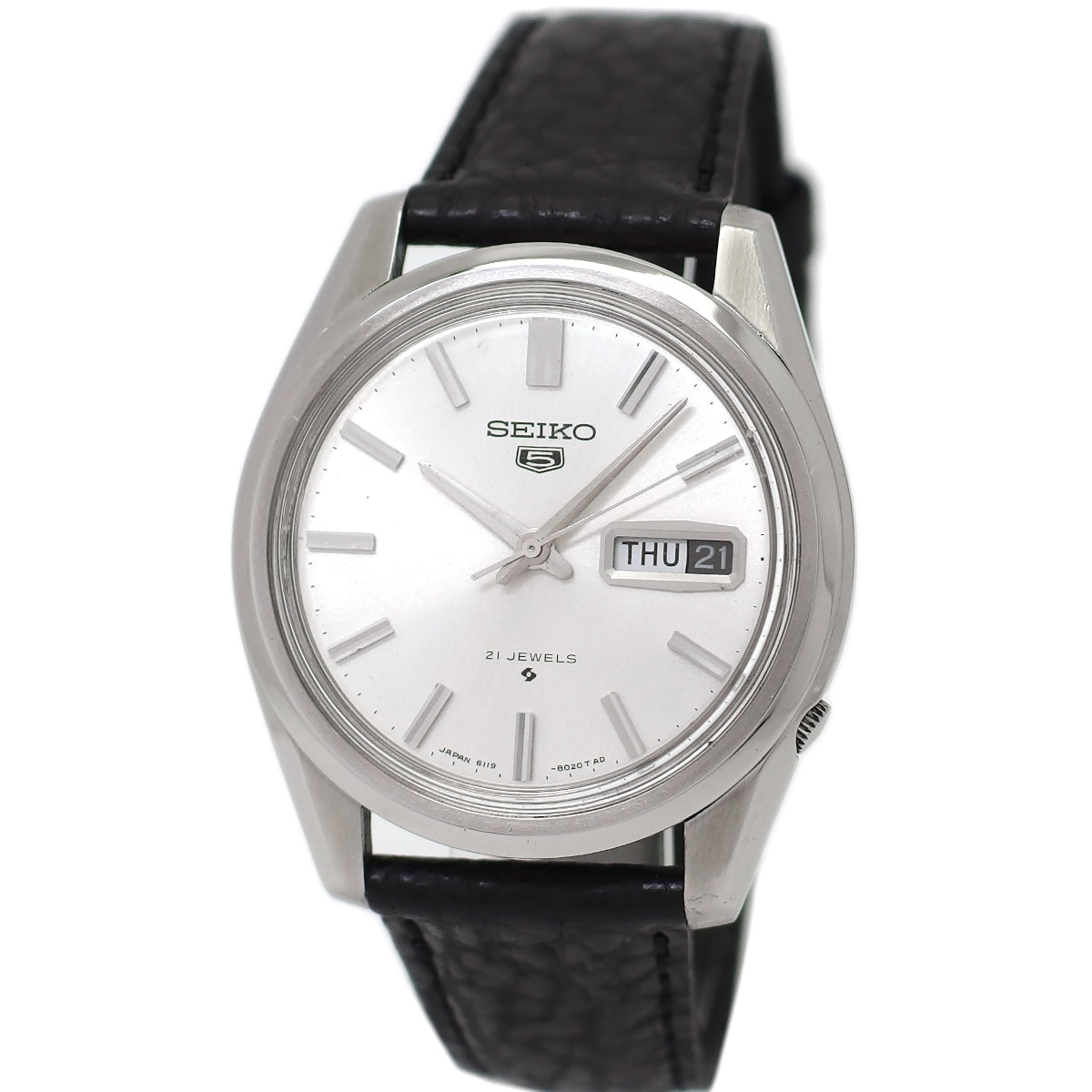 セイコー ファイブ 6119-8021 デイデイト Cal.6119B 21石 自動巻 OH済