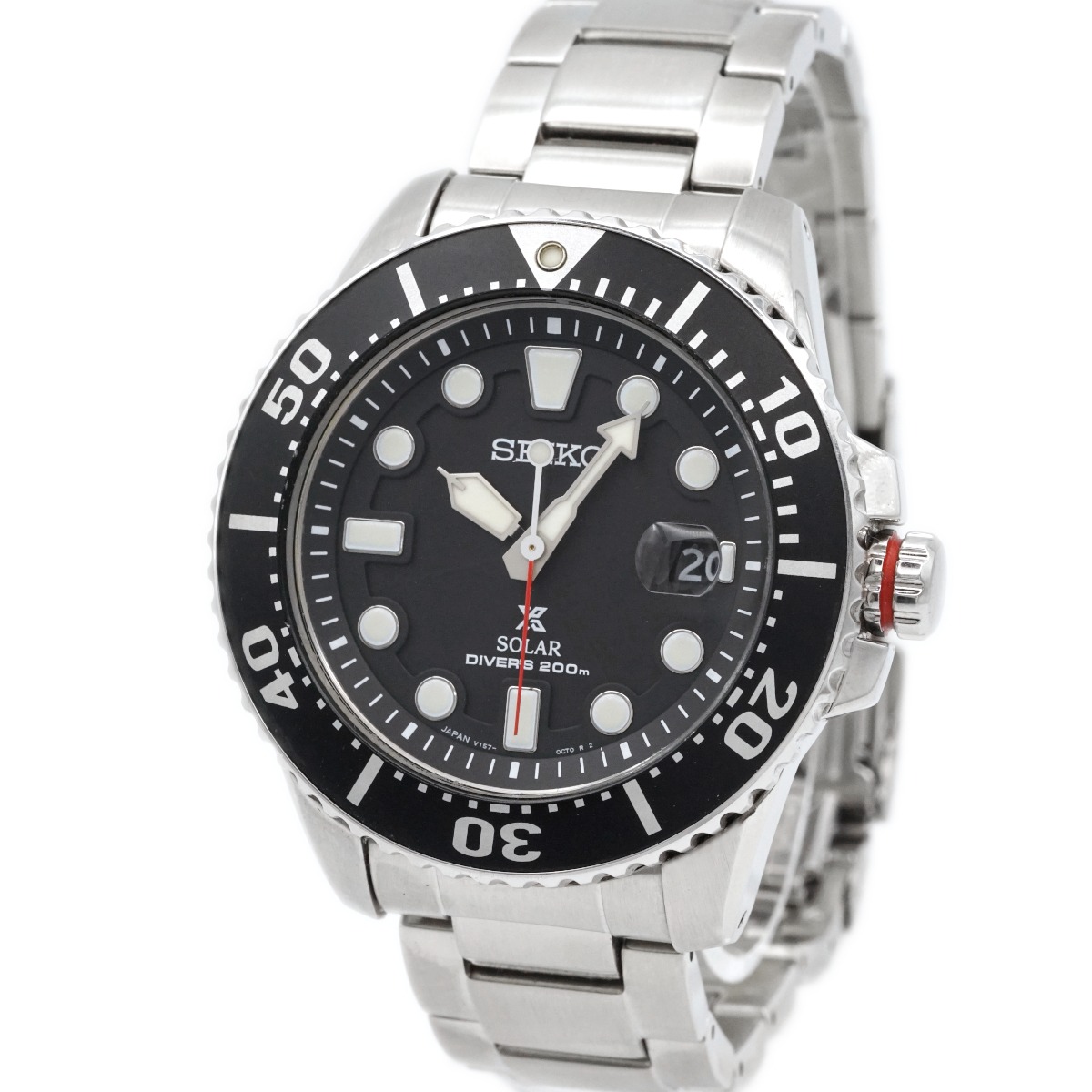 セイコー プロスペックス ソーラー ダイバー 200m V157-0BT0 2018年製