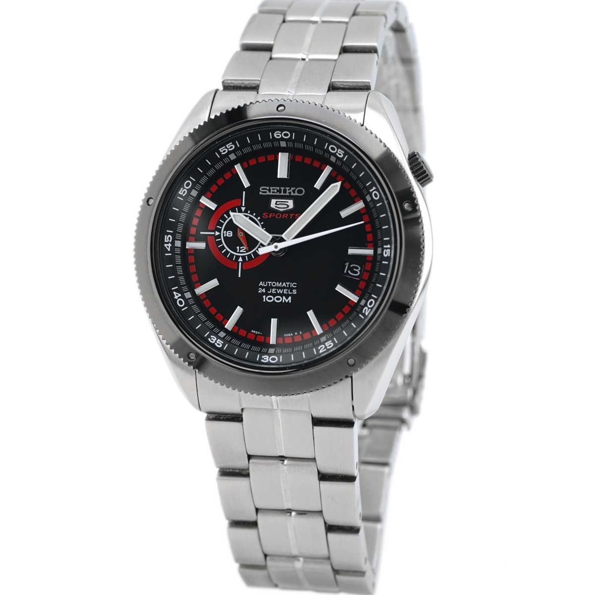 セイコー 5スポーツ 100m 逆輸入モデル SSA069K1 4R37-00G0 24石 自動