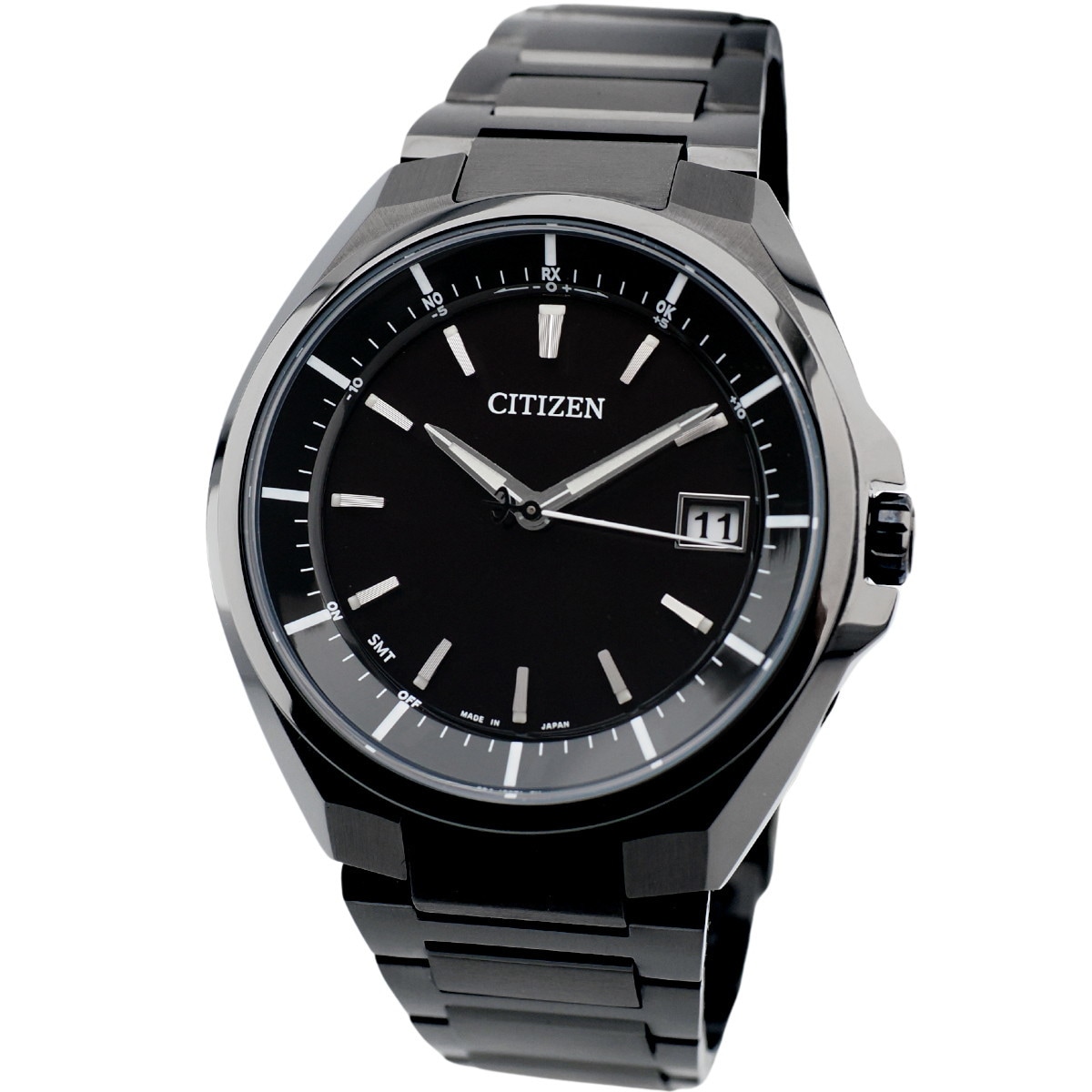 シチズン アテッサ ブラックチタン ワールドタイム CB3015-53E H128