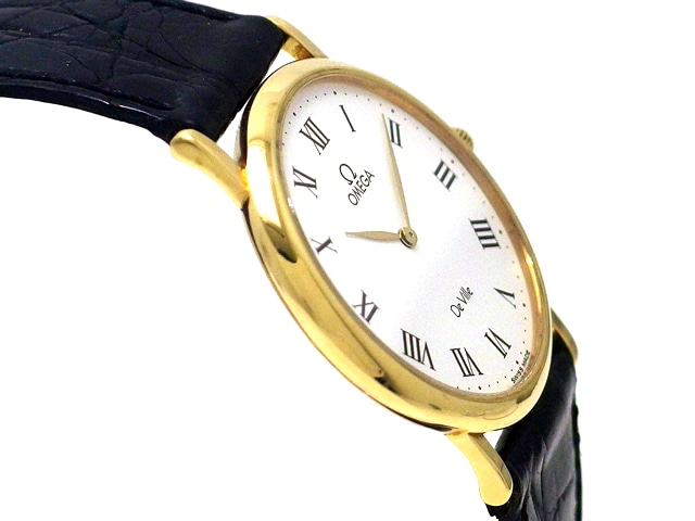 オメガ デヴィル 18K 195.2378 Cal.1378 クオーツ OH済 USED Omega