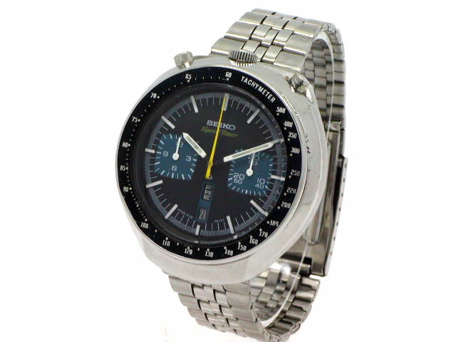 セイコー スピードタイマー 6138-0040 ツノクロノ黒馬 自動巻 OH済