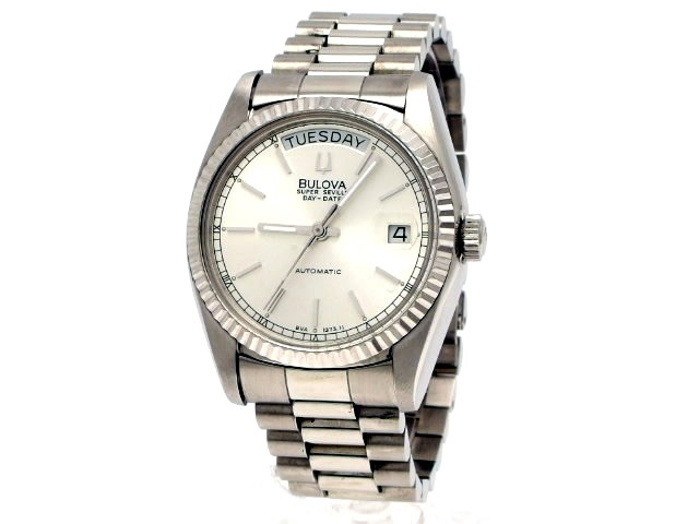 ブローバ スーパーセビル デイデイト 自動巻 OH済 USED