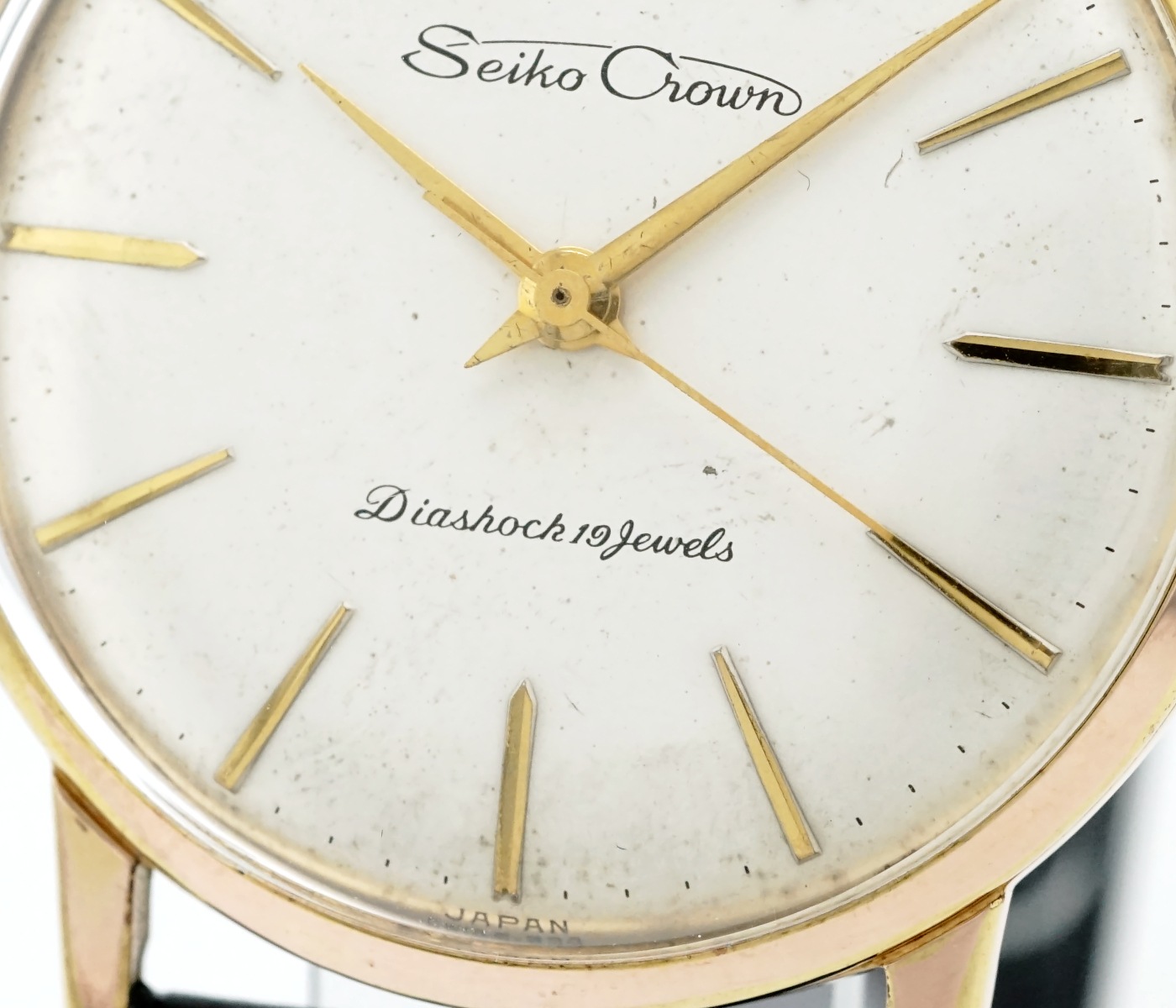 セイコー クラウン 14036 金メッキケース Cal.560 19石 手巻 OH済 昭和