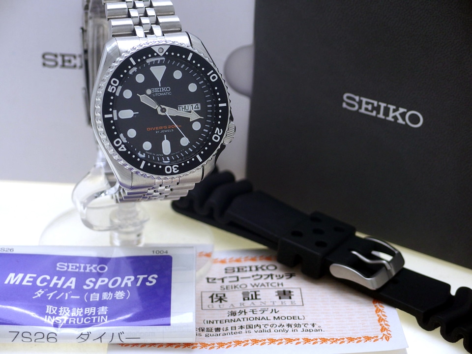 セイコー ダイバー 200m 逆輸入モデル SKX007J2 自動巻 USED Seiko