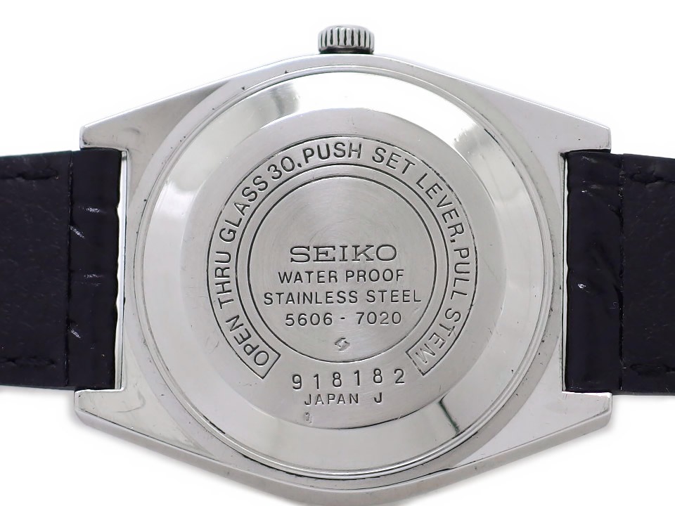 セイコー ロードマチック 5606-7020 ワンピースケース 自動巻 OH済