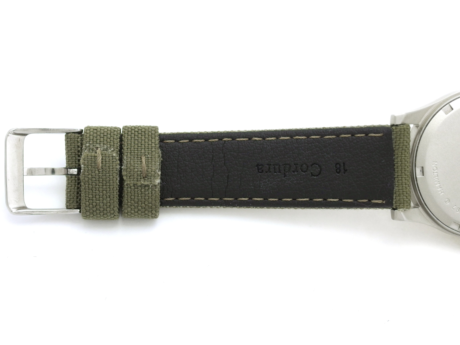 ハミルトン カーキ 9797 33mm ブラック文字盤 クオーツ USED