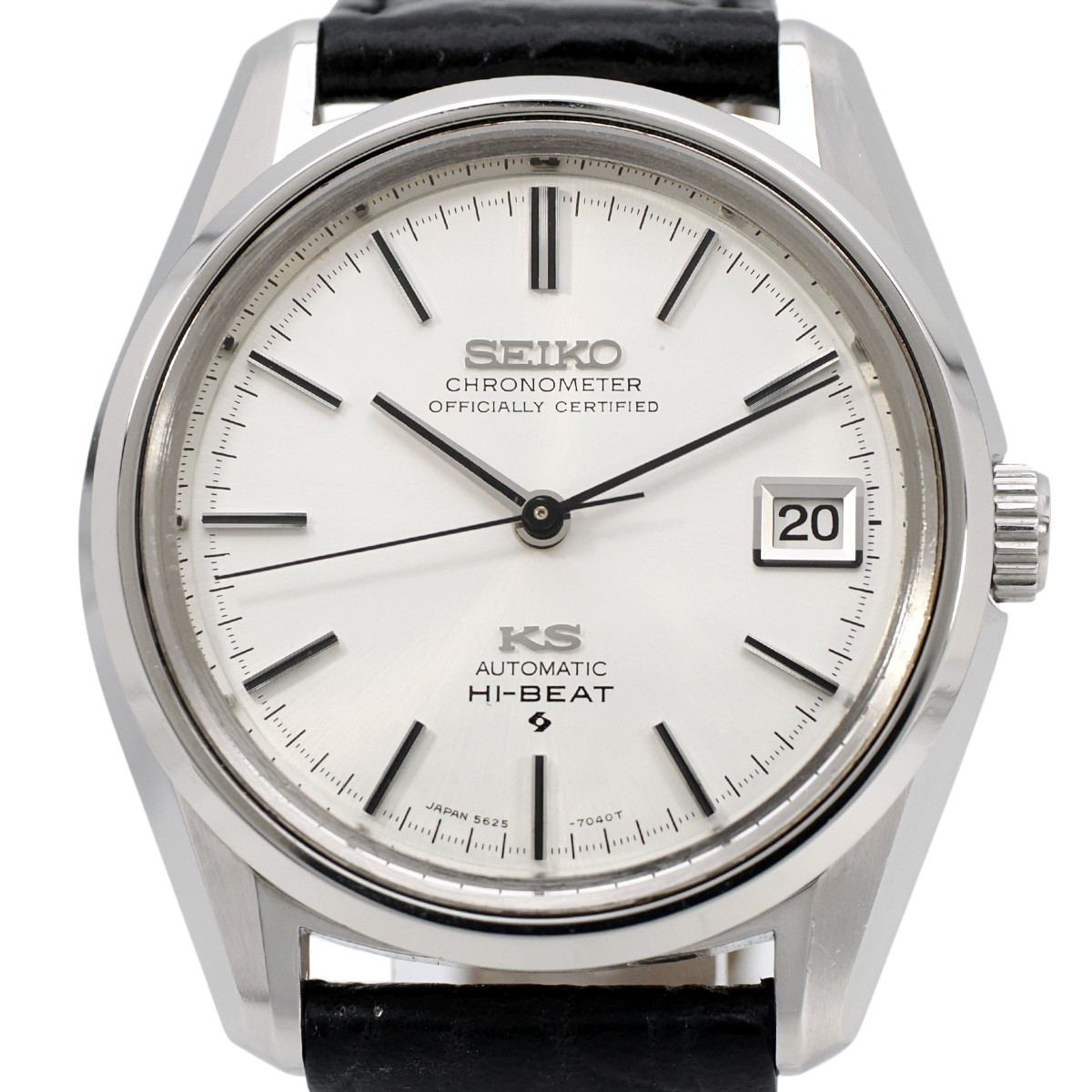 キングセイコー クロノメーター 5625-7040 KS尾錠 ワンピースケース 金