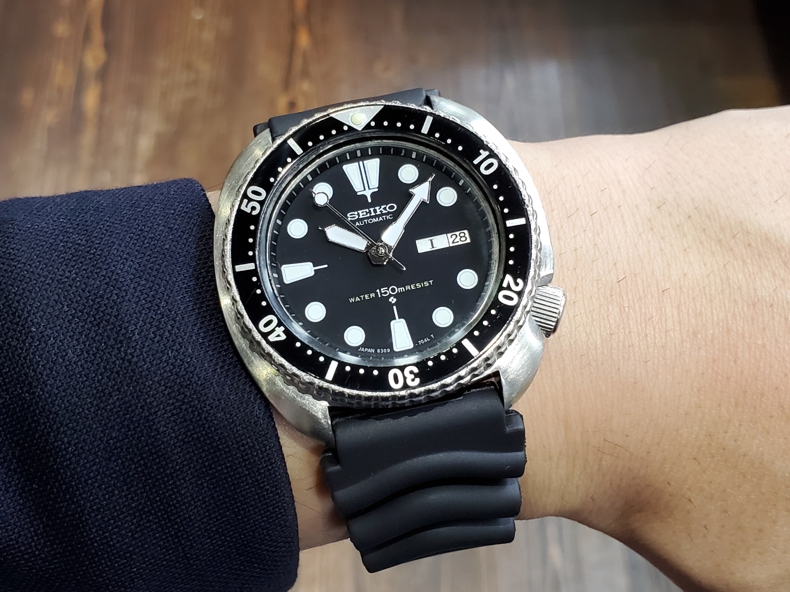 セイコー サードダイバー 6309-7040 海外仕様 英語／ローマ数字