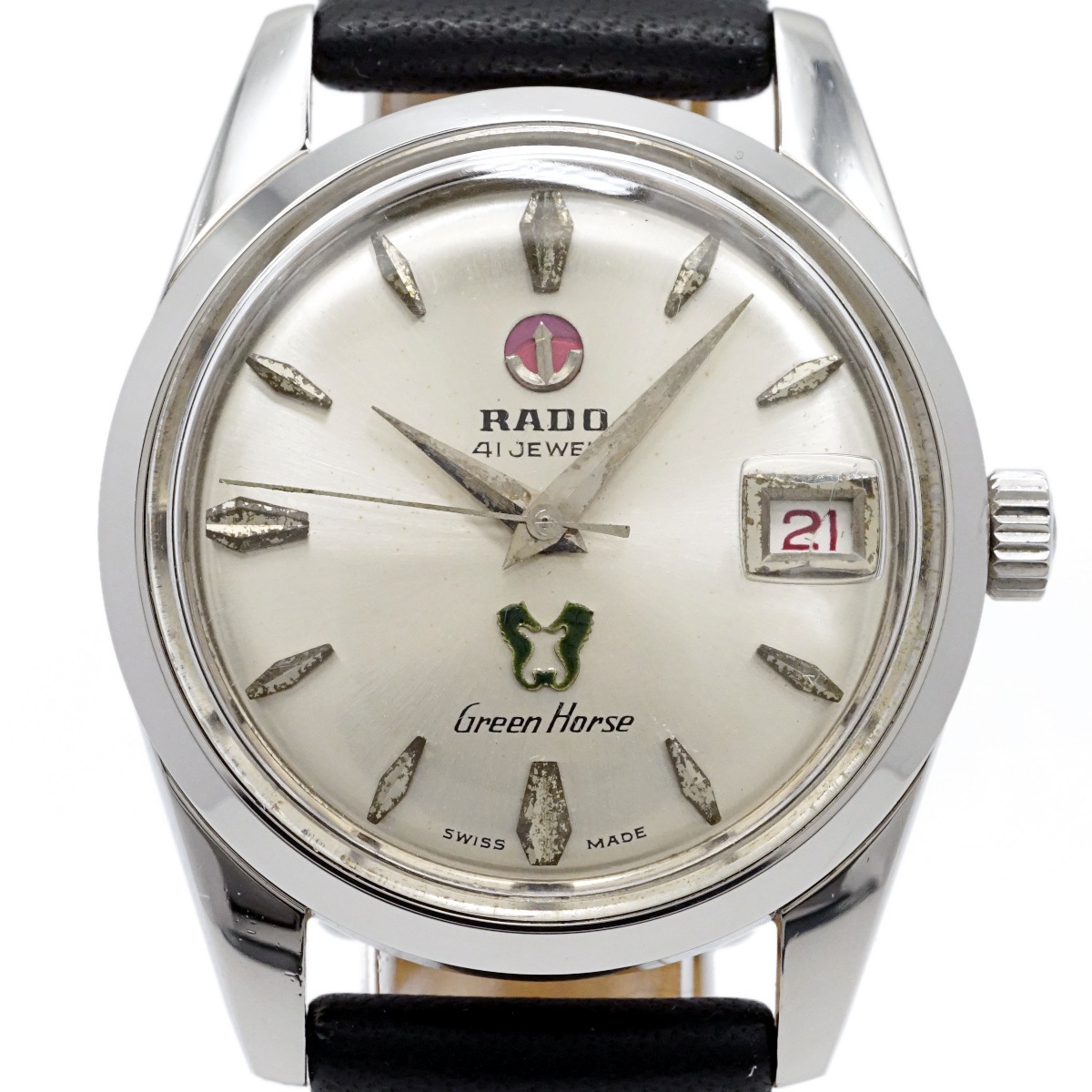 ラドー グリーンホース 41石 Ref.11657/1 金色ムーブメント 自動巻 OH