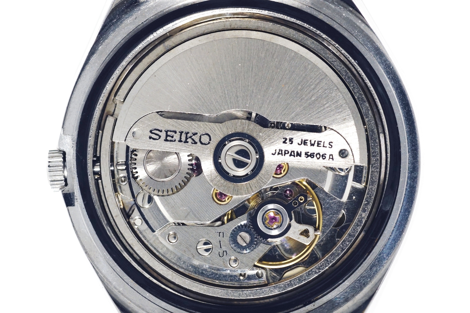 セイコー ロードマチック 5606-7300 緑文字盤 カットガラス スクリュー