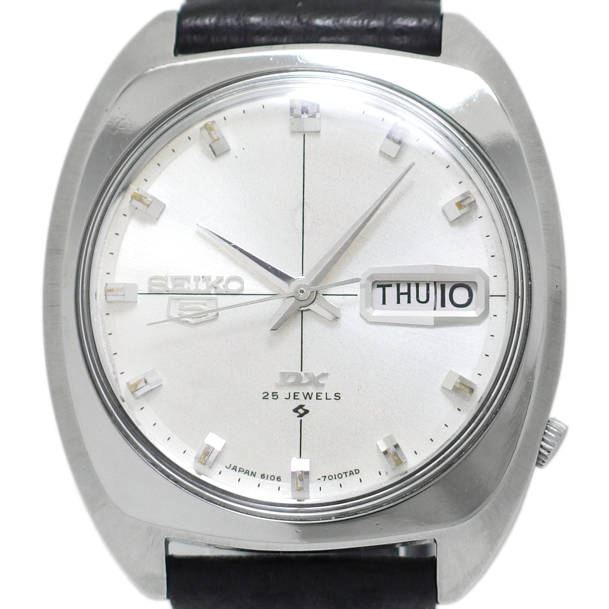 セイコー ファイブデラックス 5DX 6106-7010 25石 自動巻 OH済 昭和43