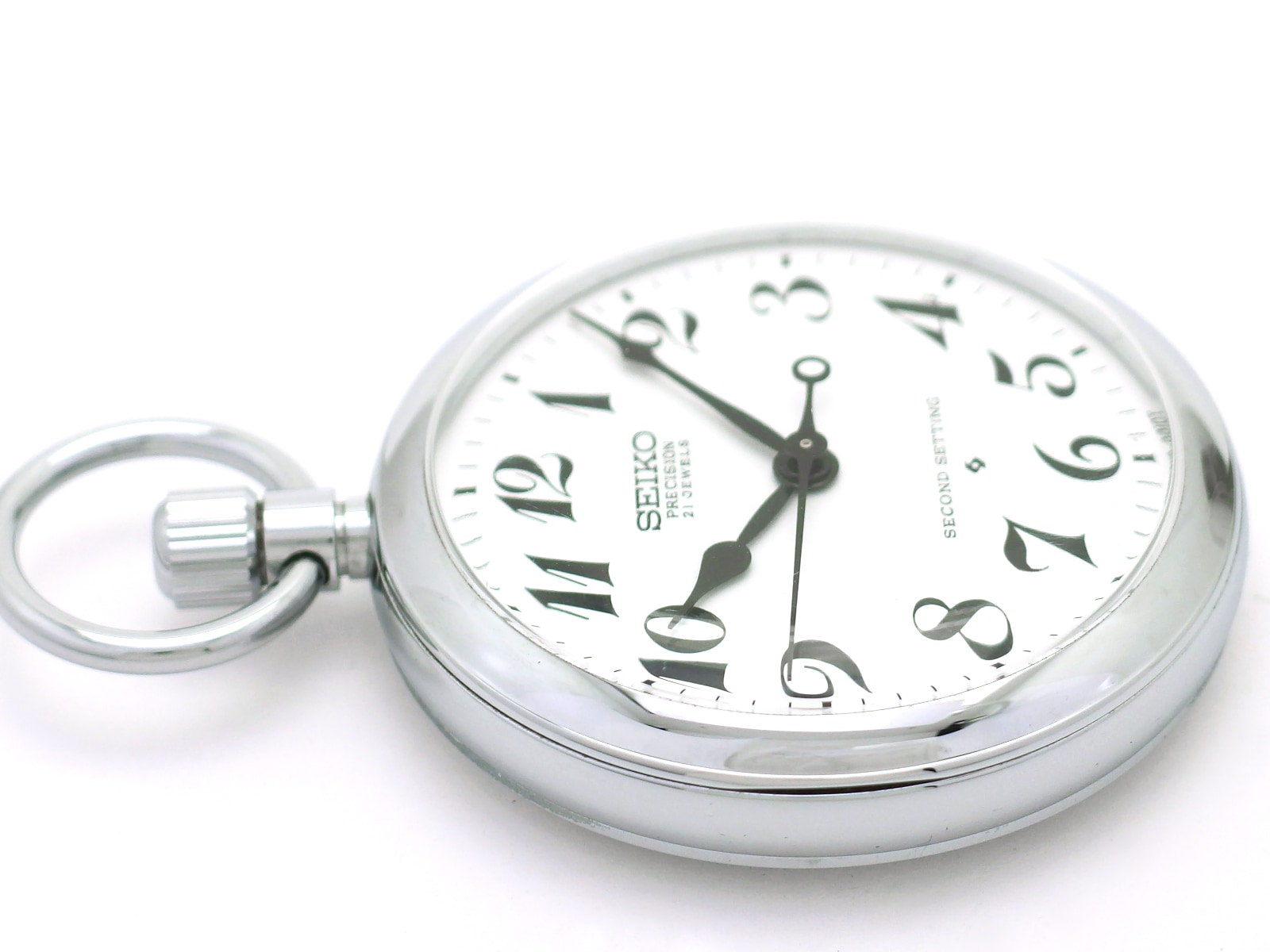 セイコー プレシジョン 懐中時計 6110-0010 紐つき Cal.6110A 21石 手