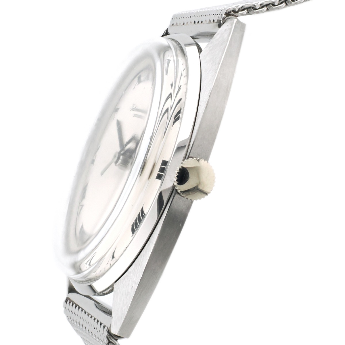 IWC トノー型ケース ローマインデックス文字盤 純正メッシュ